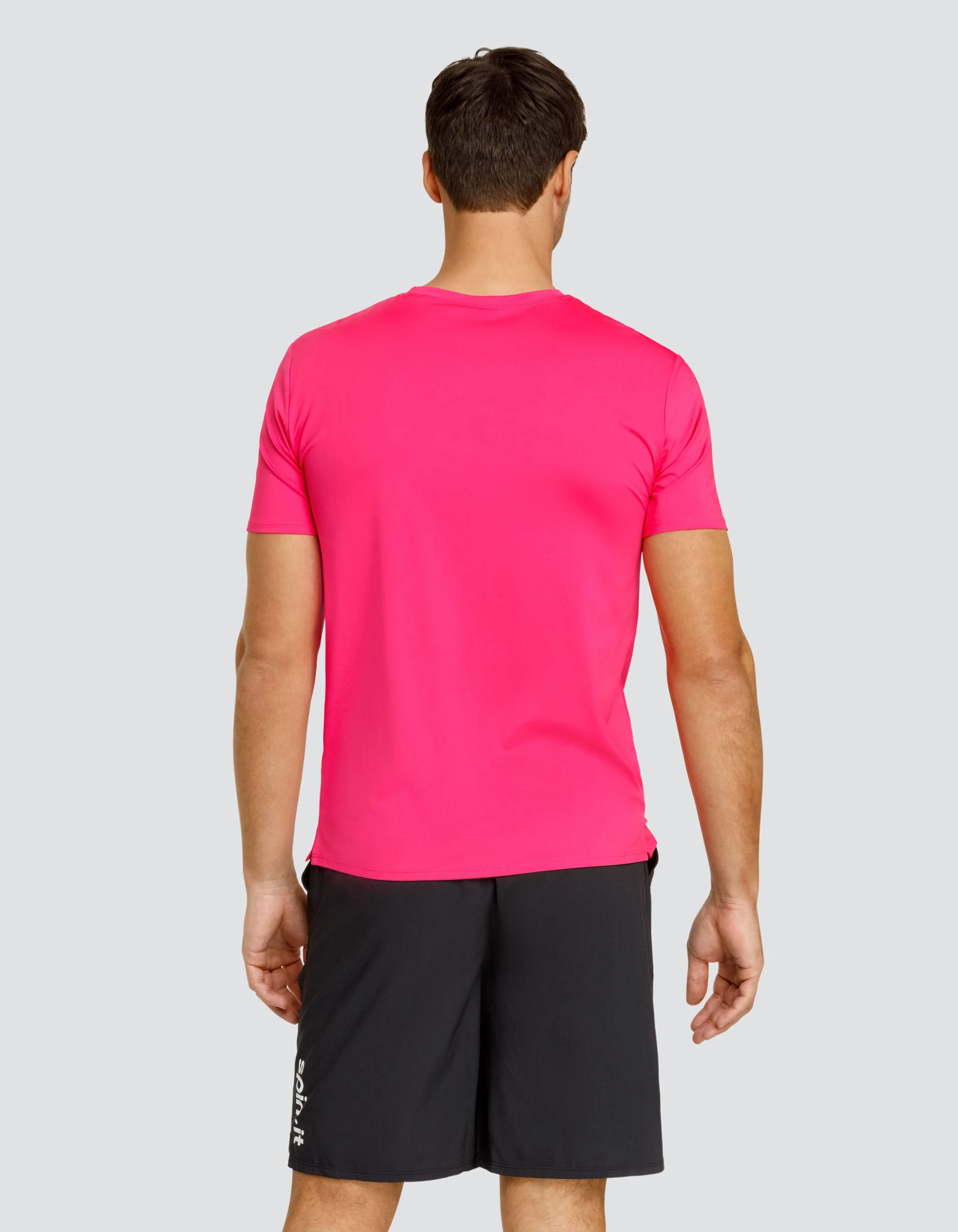 Ben Short Sleeve Top - Vivid Pink - Image 2