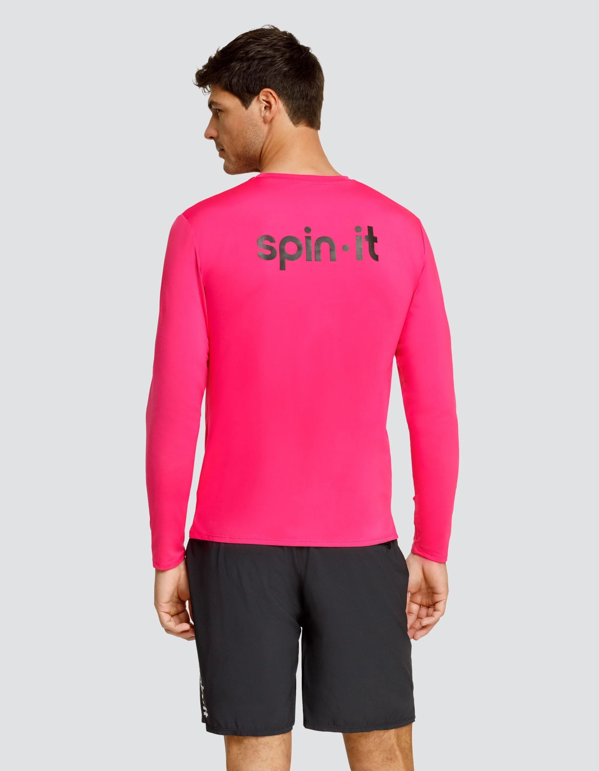 Henry Long Sleeve Top - Vivid Pink - Image 2