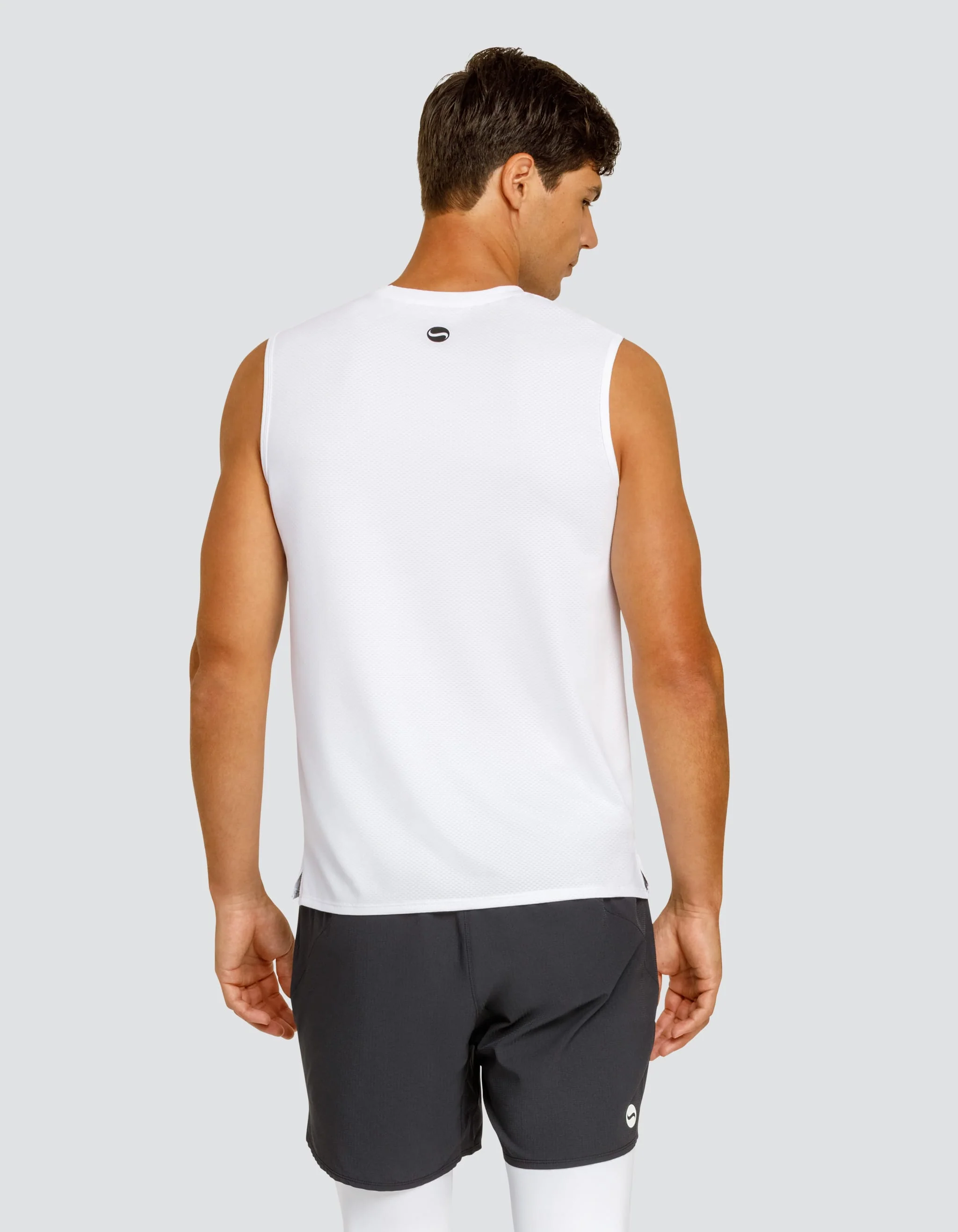 Josh Muscle Tank - Chalk White - Image 2