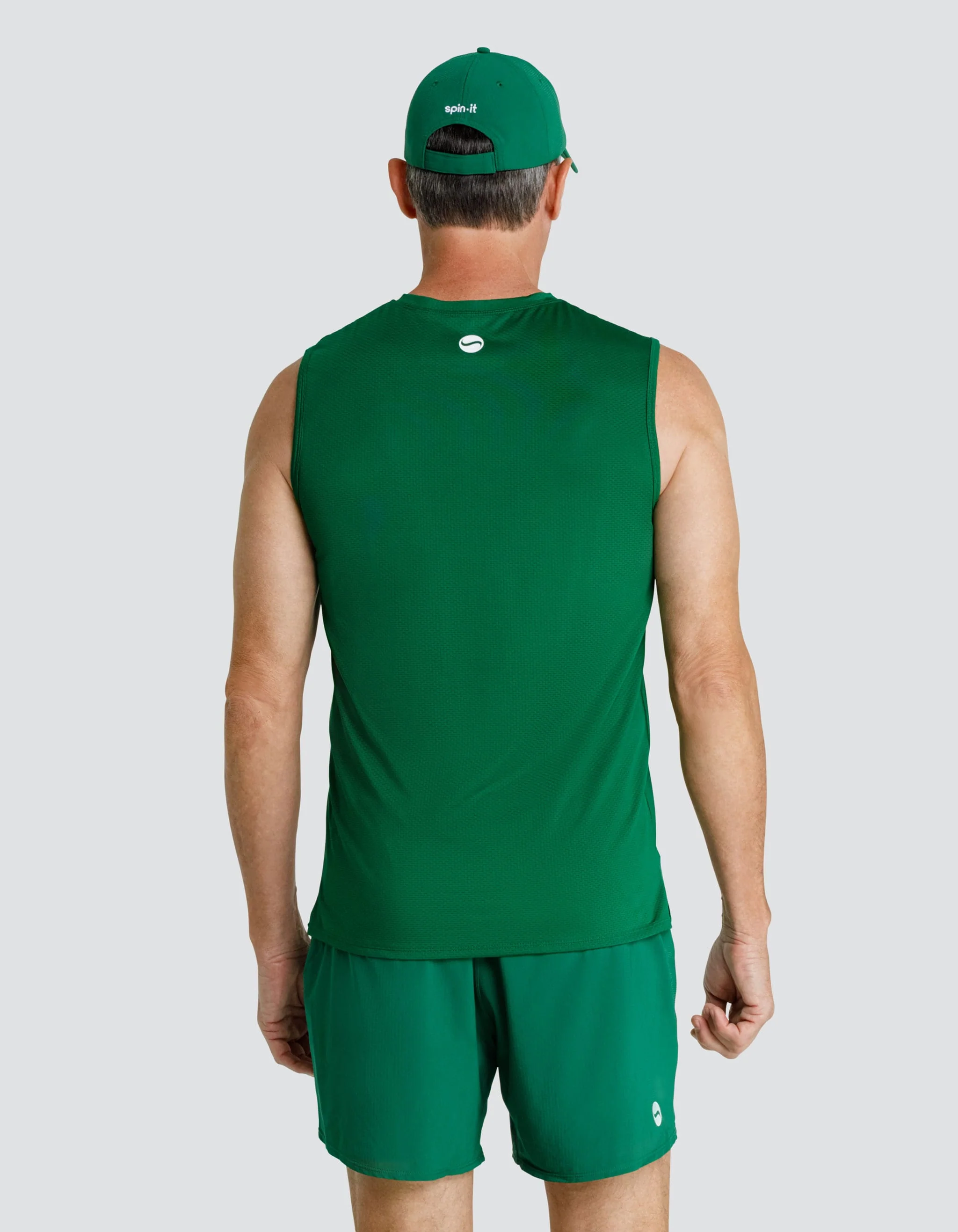 Josh Muscle Tank - Fern Green - Image 2