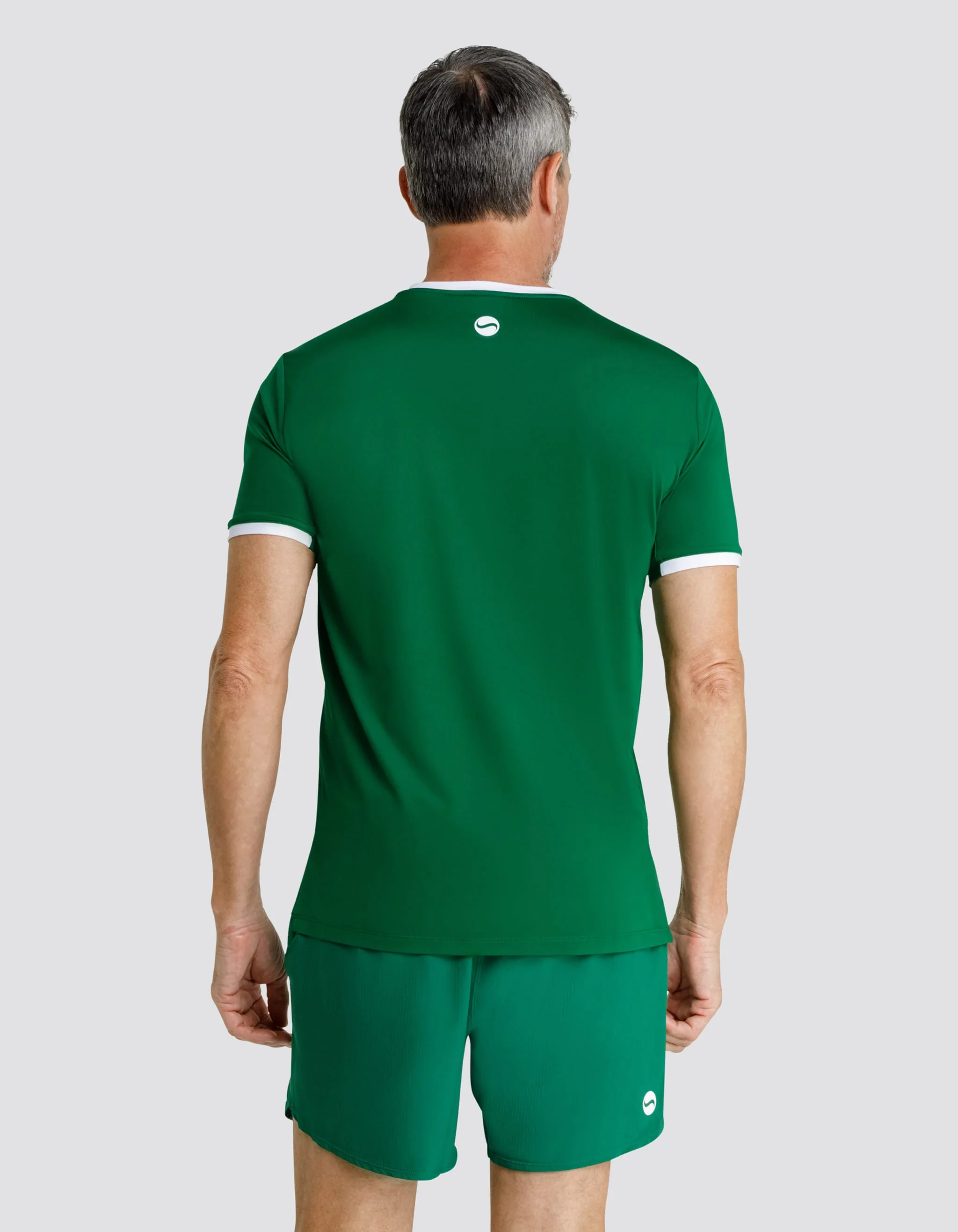 Ronaldo Short Sleeve Top - Fern Green - Image 2