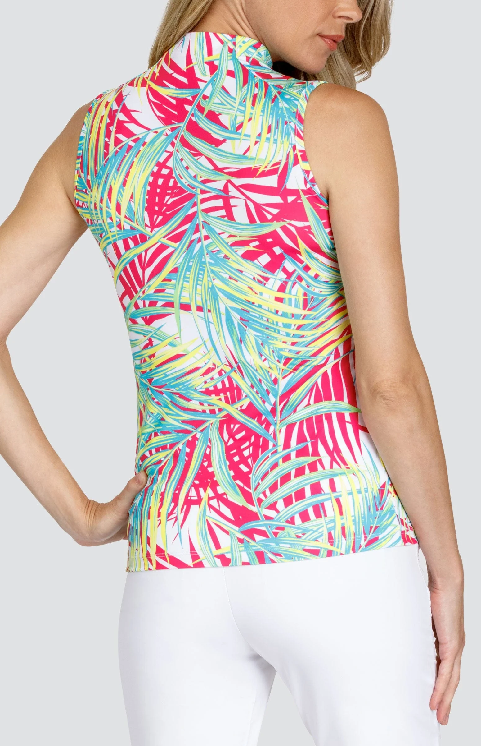 Sofia Top - Palm Isles - Fuchsia - Image 3